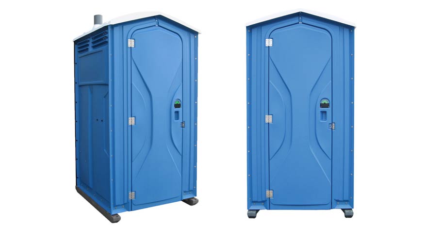 Long-term porta potty units on site in Myrtle Beach, South Carolina